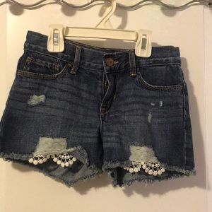 Girl Jean shorts